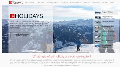 Redpoint solo ski holidays