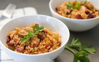Simple-vegan-jambalaya-recipe for one