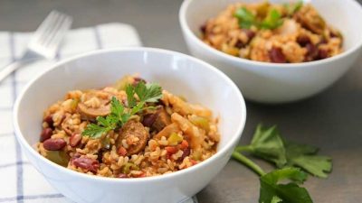 Simple-vegan-jambalaya-recipe for one