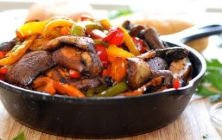 Spicy Vegetarian Fajita recipe for  one