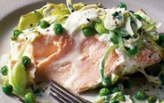 lleeky salmon in a parcel recipe for one