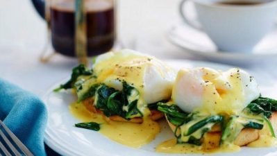 Eggs Florentine recipe for one