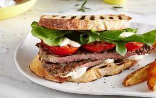 Oz style steak sandwich recipe for one