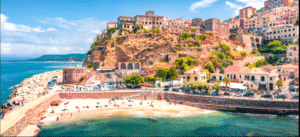 Pizzo town and beach Calabria Italy