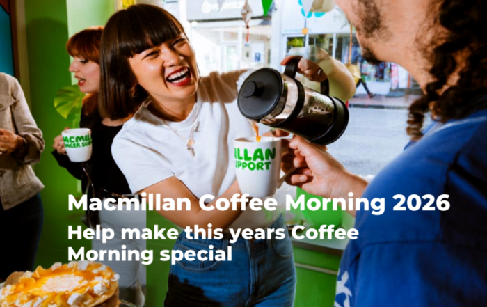 Macmillan Coffee Morning 2026